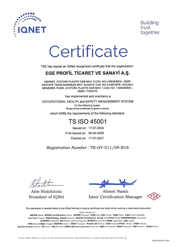 TS ISO 45001 OHS