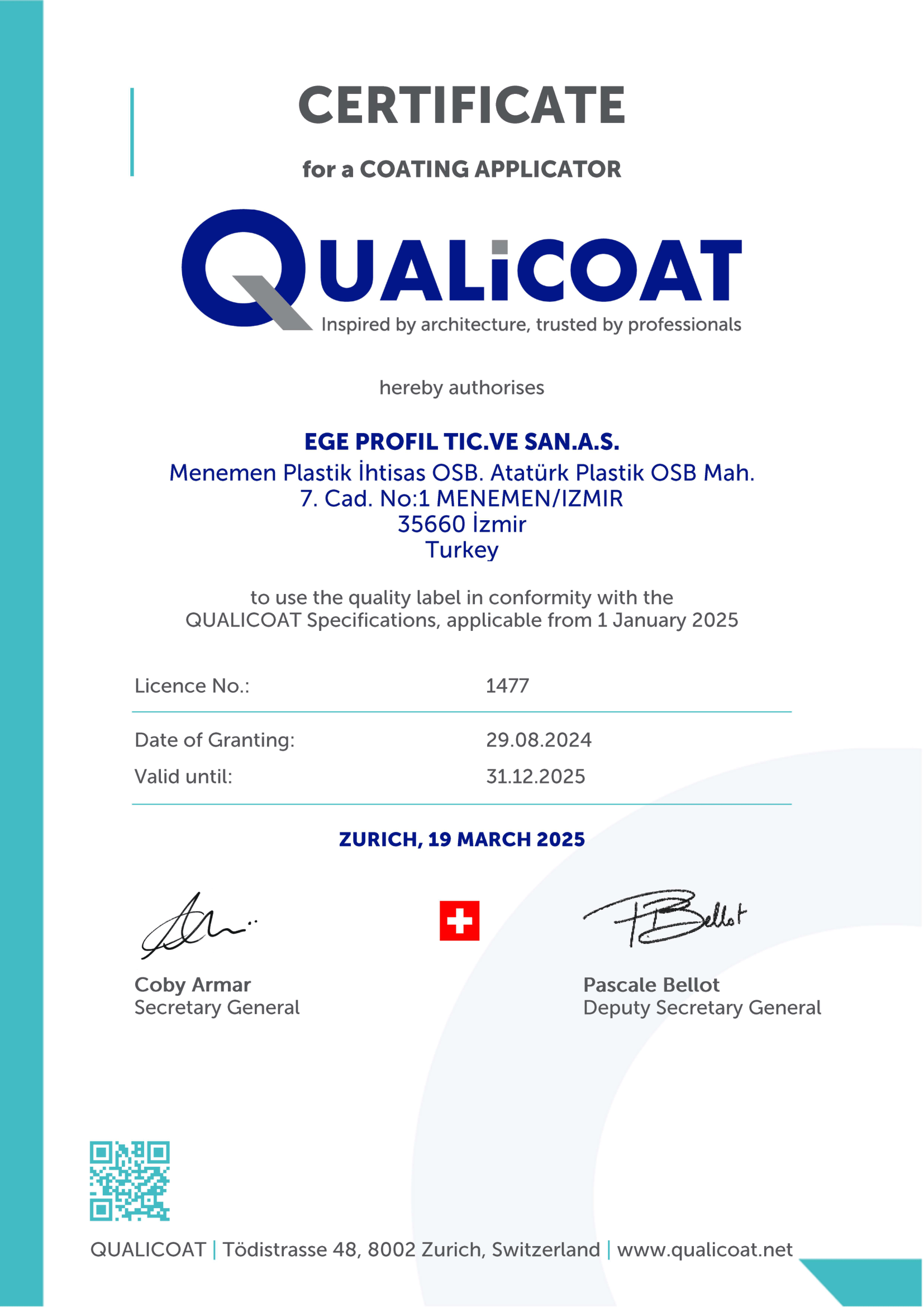 Qualicoat Certificate (1)